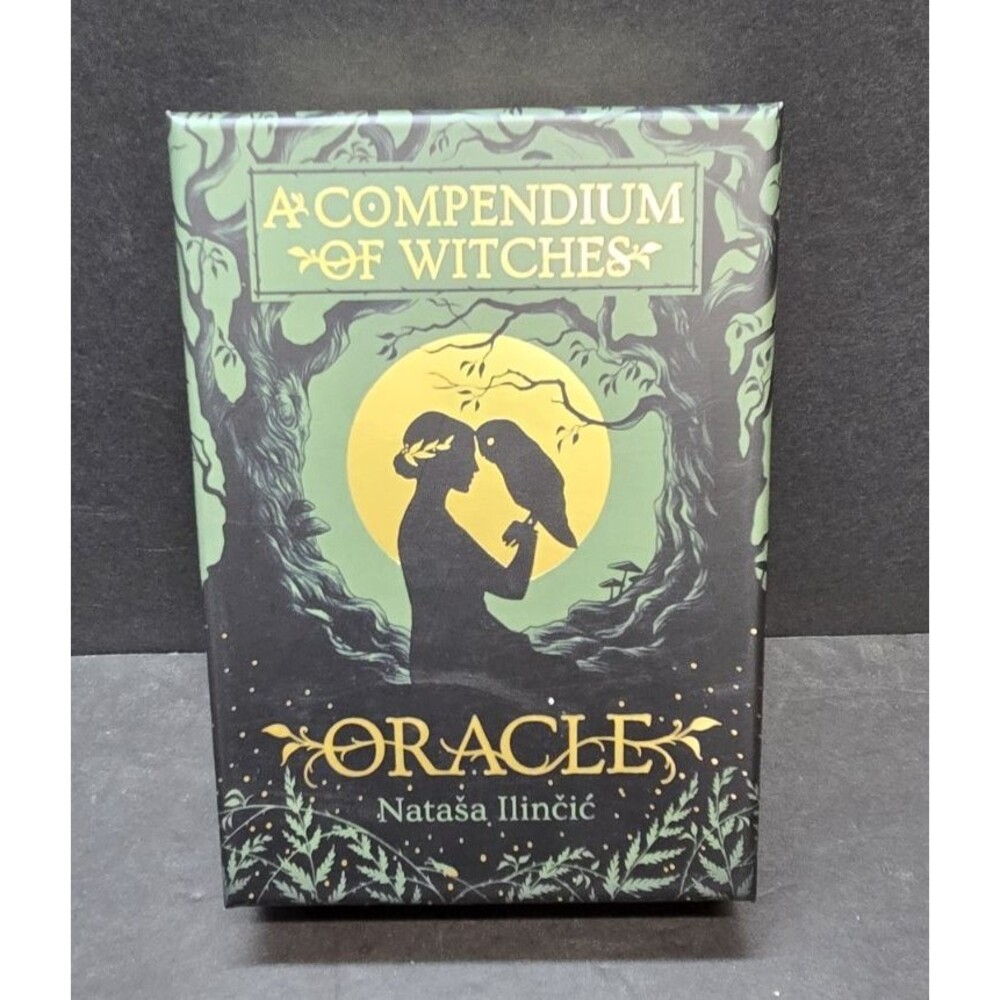 A Compendium of Witches Natasha Ilincic Book Tarot Cards Box
